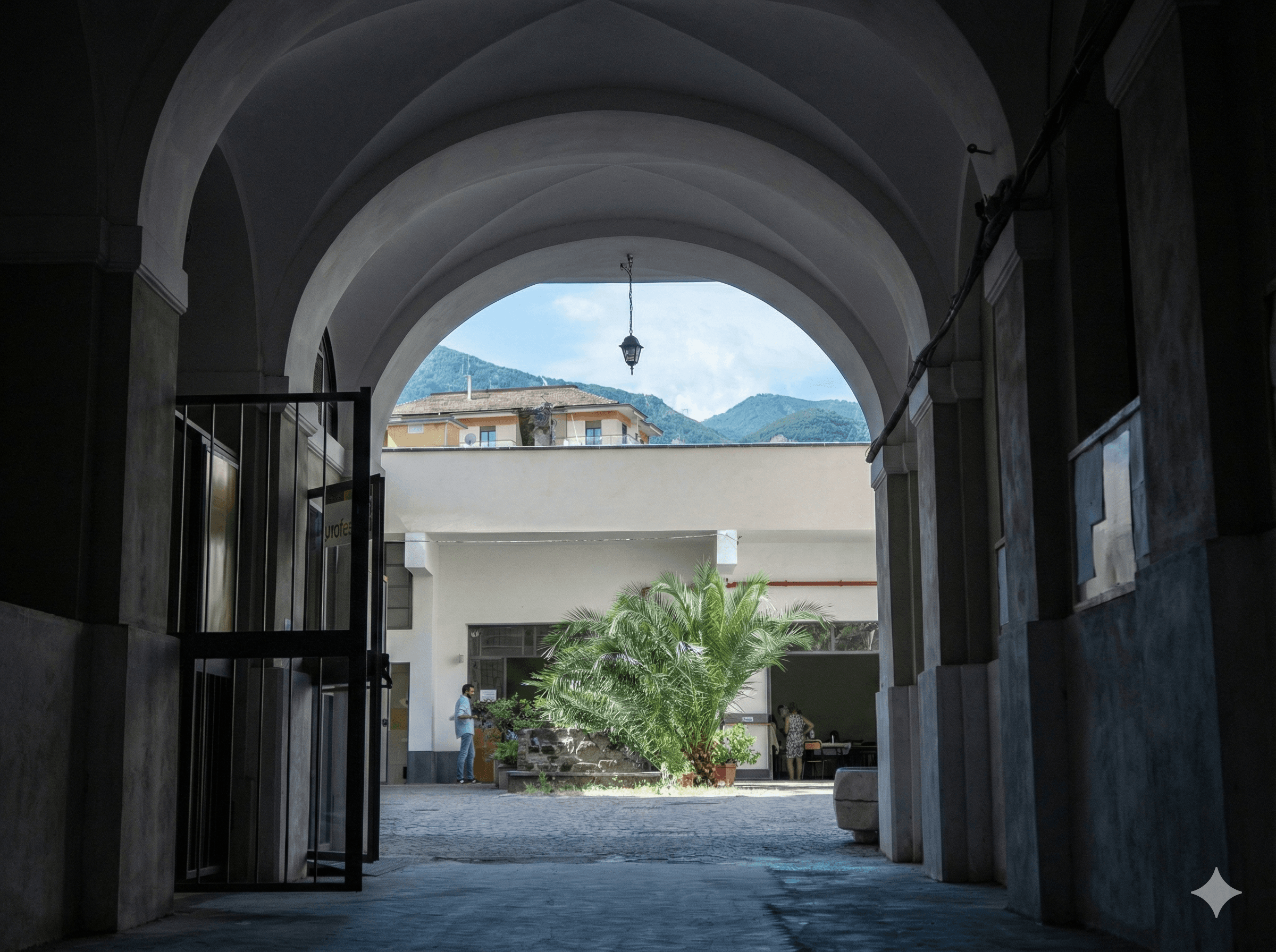 Atrio storico dell'Istituto Giovanni Amendola